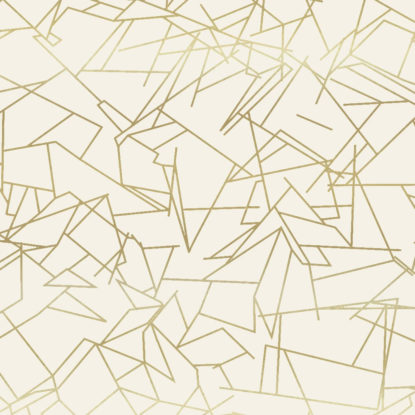 Angles gold / cream wallpaper