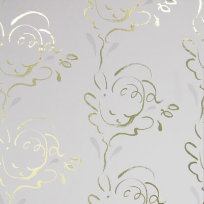 Seraph gold / French grey wallpaper